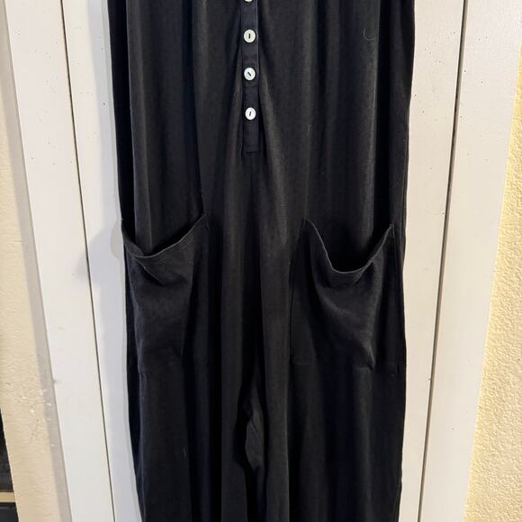 Hatch The Cotton Maternity Nursing Friendly Jumpsuit Black Size XS/S - Picture 11 of 13